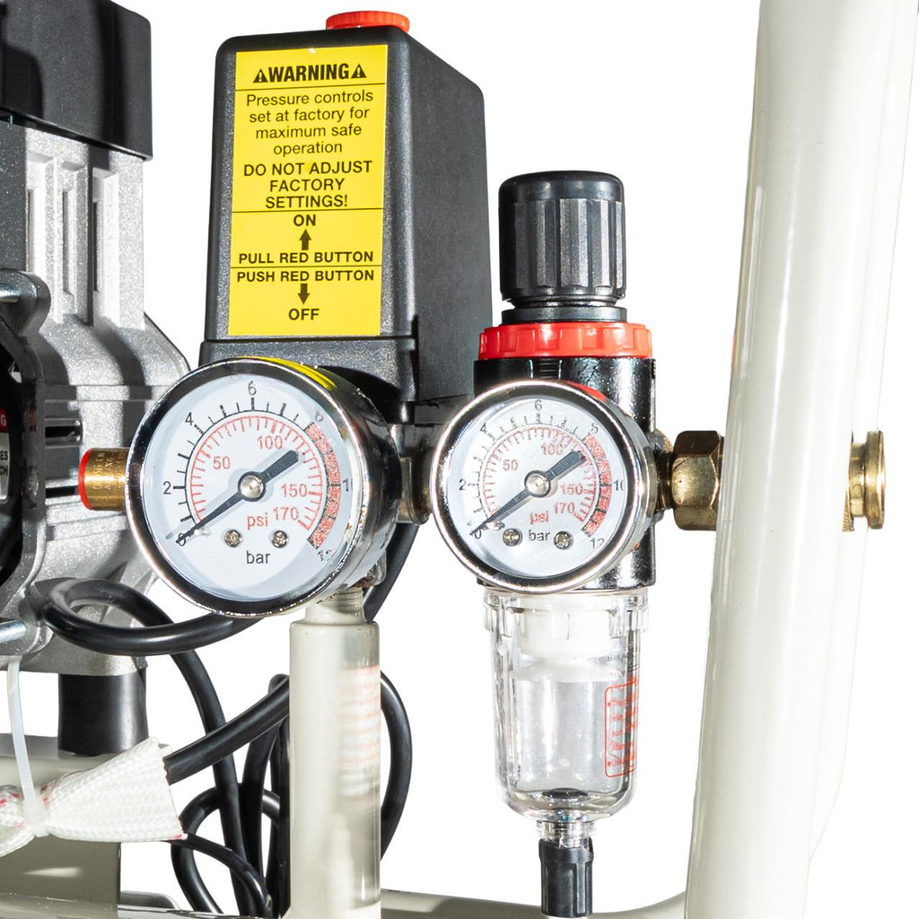 Hyundai 50 Litre Air Compressor, 11CFM/100psi, Oil Free, Low Noise, Electric 2hp | HY27550X