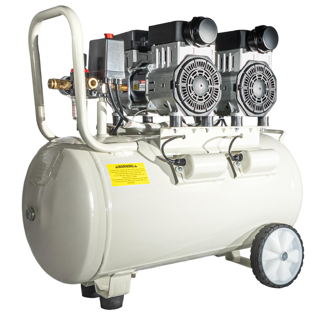 Hyundai 50 Litre Air Compressor, 11CFM/100psi, Oil Free, Low Noise, Electric 2hp | HY27550X