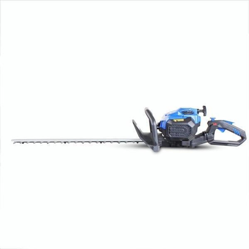 Hyundai 26cc 600mm Petrol Hedge Trimmer Cutter, Easy-Start & Lightweight 2-stroke & GardenTek Garden Trolley on Wheels, 100kg Load with Brakes | HYHT2600X+GTW260