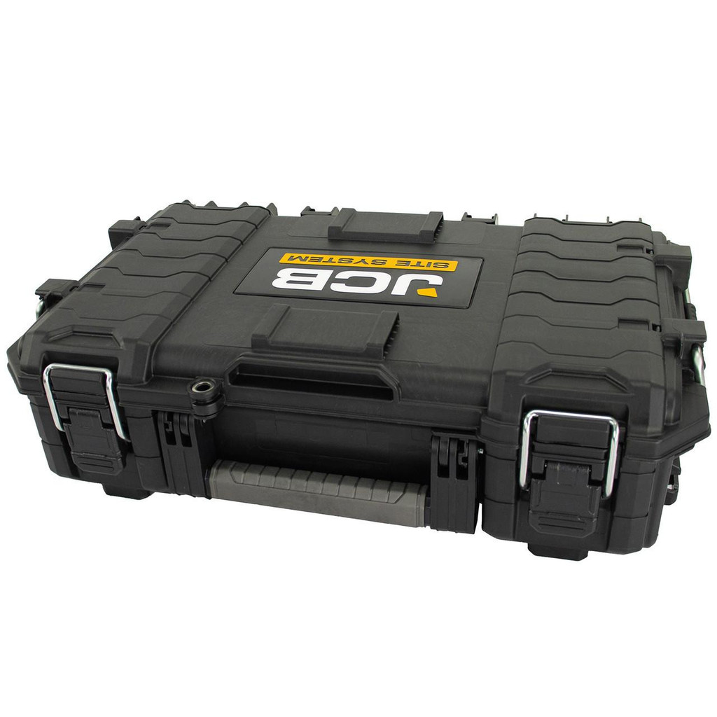 1 x JCB Site System Tool Case - with a tough polypropylene lid ensures everything stays in place and protected.