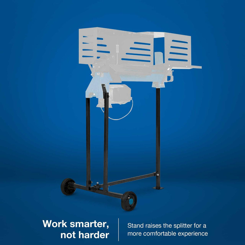 Work smarter not harder - Stand raises the splitter for a more comfortable experience