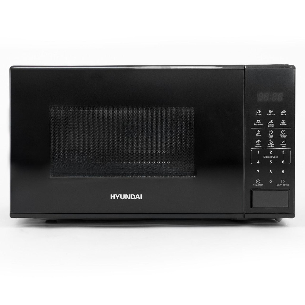 Hyundai 800W 20L Stainless Steel Black Digital Microwave | HYMW80020