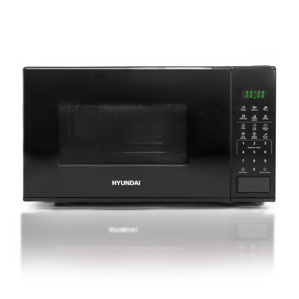 Hyundai 800W 20L Stainless Steel Black Digital Microwave | HYMW80020