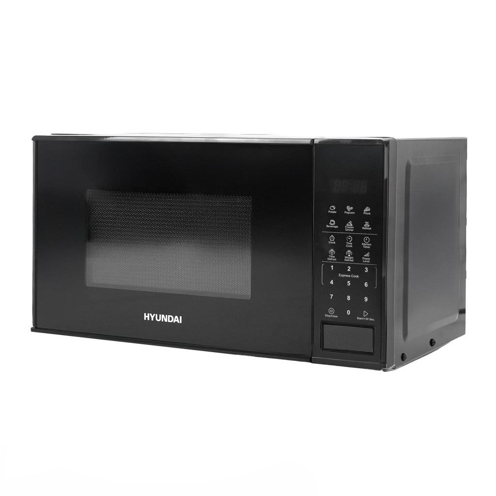 Hyundai 800W 20L Stainless Steel Black Digital Microwave | HYMW80020