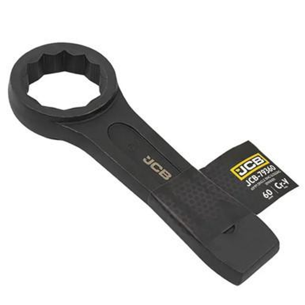 JCB 60mm Single Ring Slogging Spanner, Cr-V Steel | JCB-79360