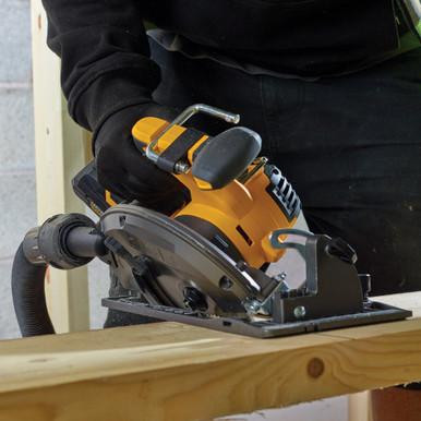 JCB Pro 18V Circular Saw 185mm, 65mm Cut Depth, Aluminium Base, Incl. 2 Blades (Bare Tool) | JCB-18PCS-185