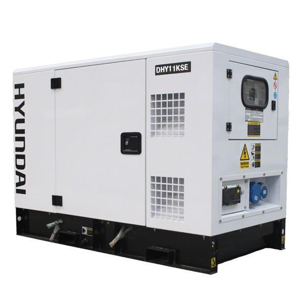 Hyundai 8.8kW/11kVA Three Phase Diesel Generator | DHY11KSE