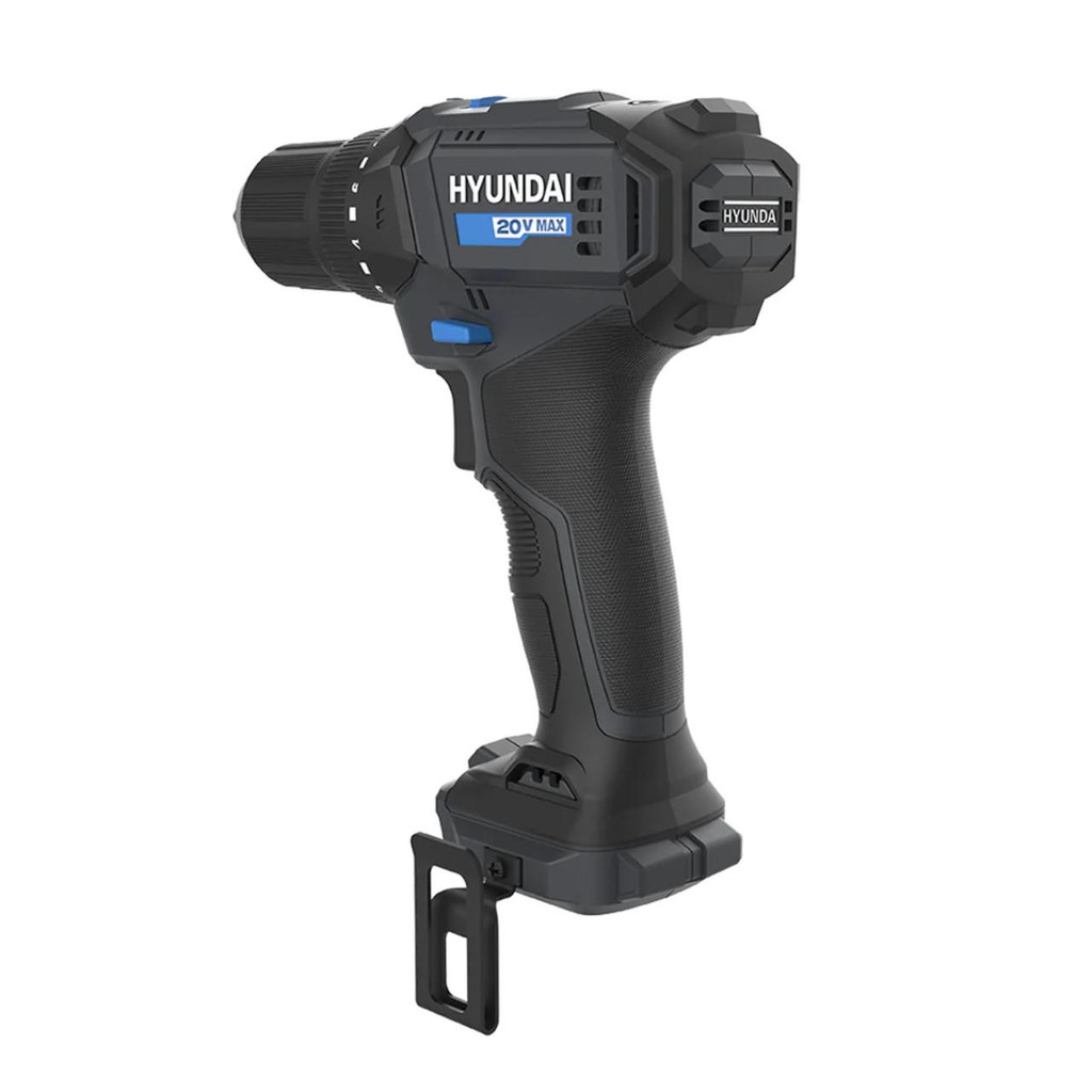 Hyundai 20V 40Nm Cordless Drill Driver, 2Ah Battery and Charger, 2-Speed, LED Light, 13 mm Chuck | DD20S-40TT