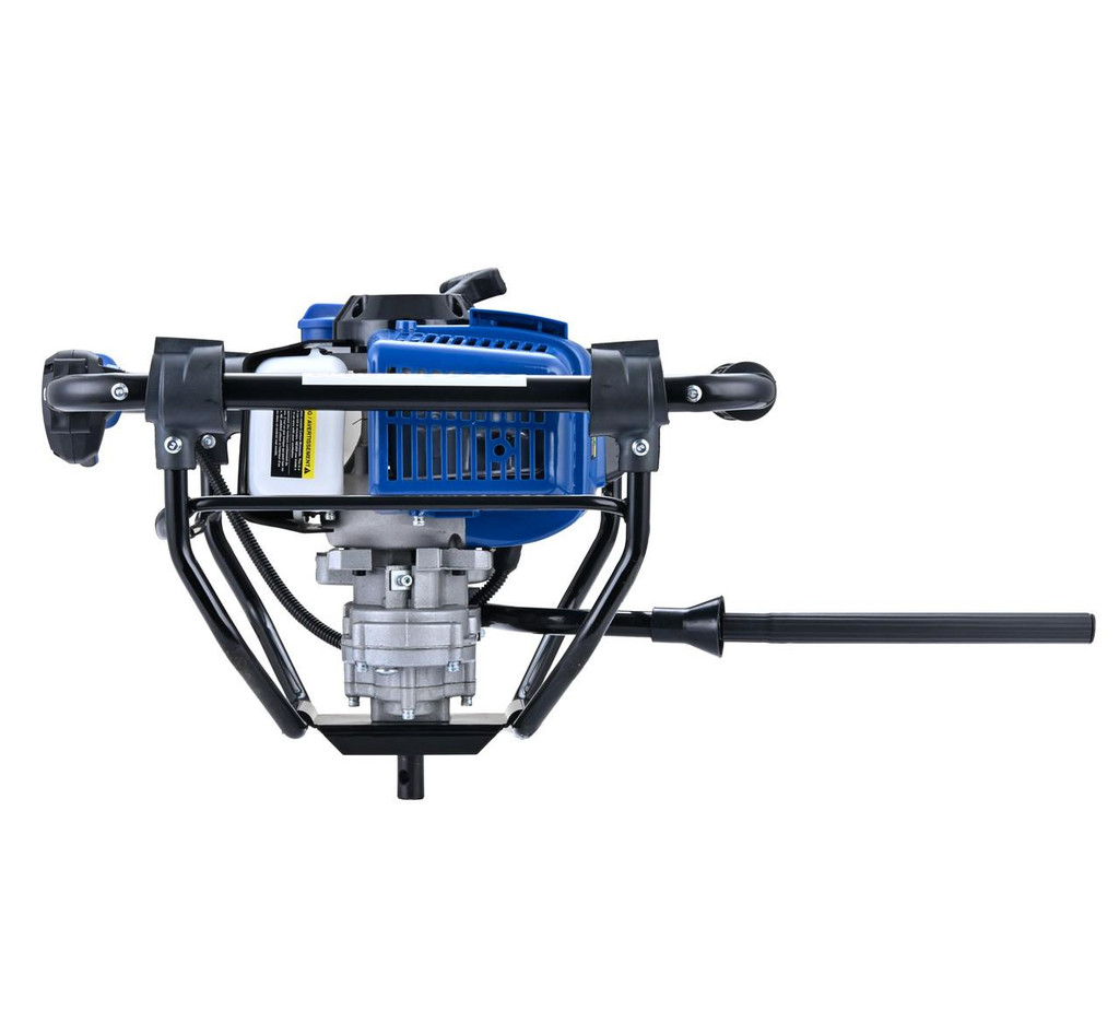 Hyundai 56cc Petrol Earth Auger with Brake, 3 Drill Bits (100mm, 150mm, 200mm) | HYEAB5600X