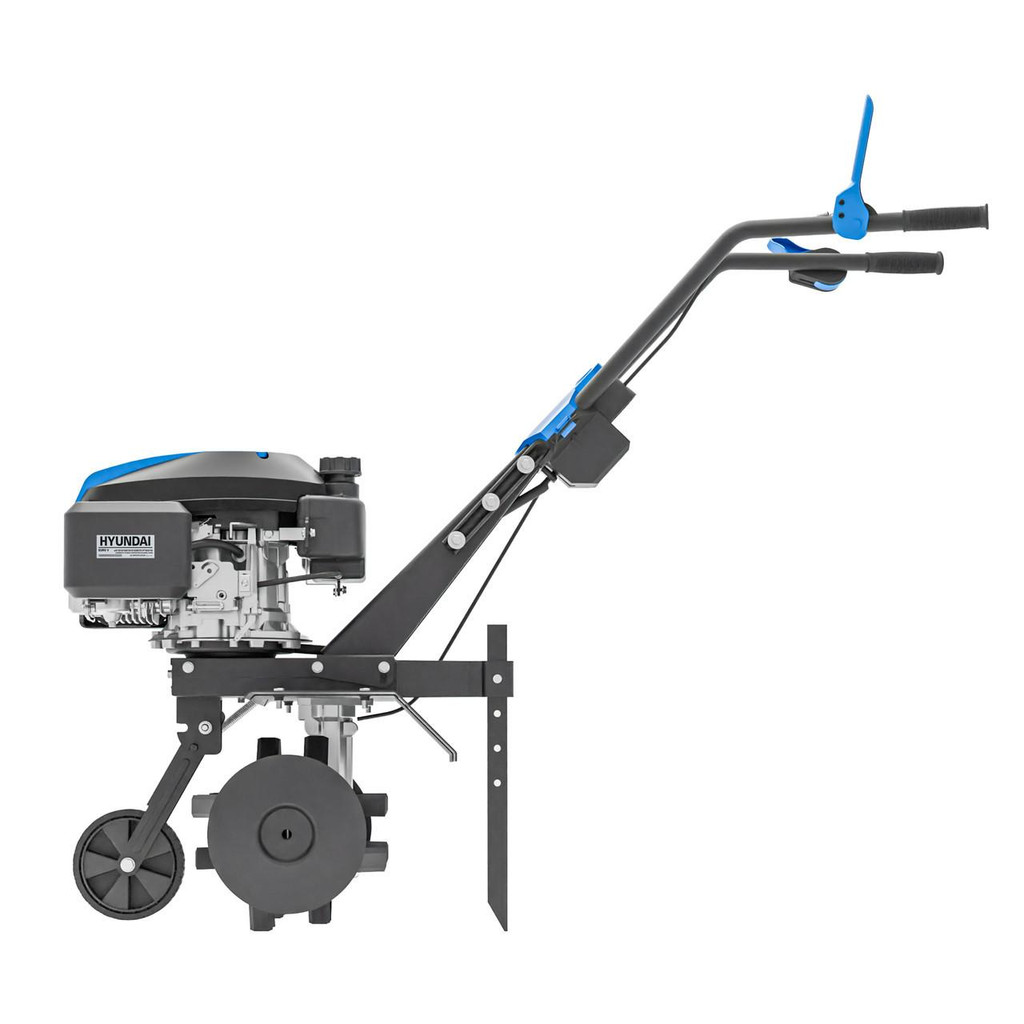 Hyundai 60cm / 24" Petrol Tiller, Electric Start, 173cc, 4 Blade Sets | HYT175EX