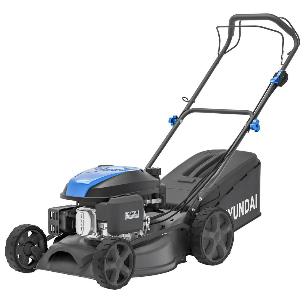 Hyundai 17" / 43cm Self-Propelled Petrol Lawnmower, 139cc, Mulching | HYM17150SPX