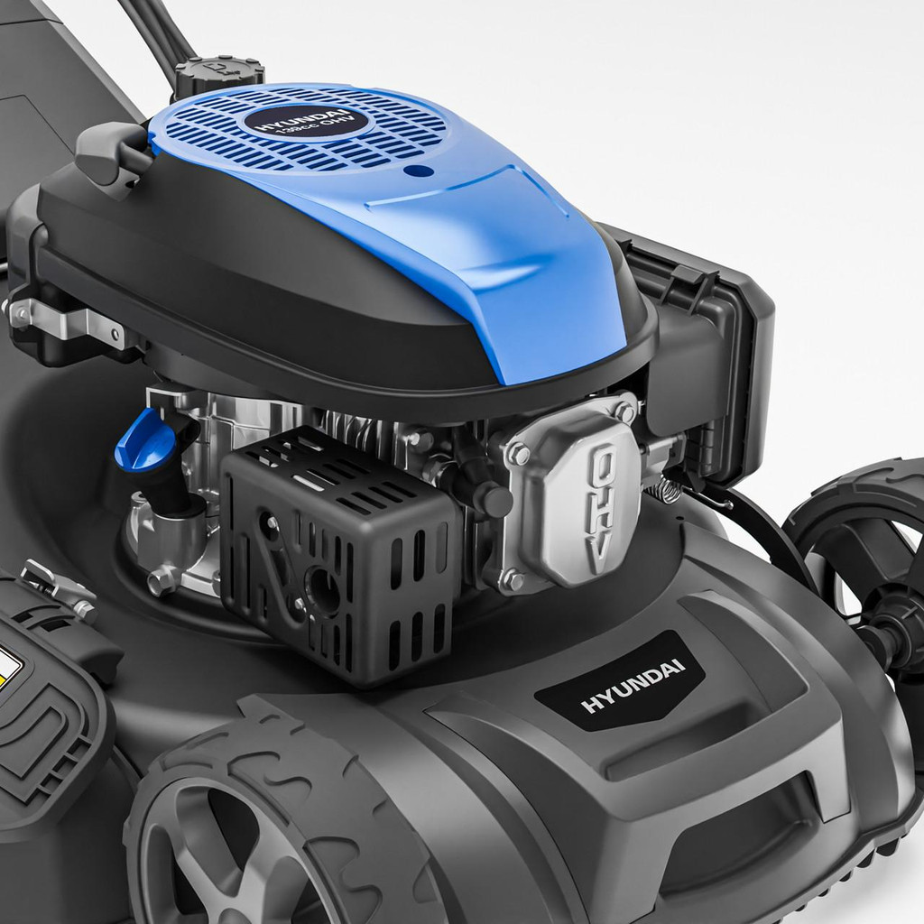 Hyundai 20" / 51cm Self-Propelled Petrol Lawnmower, 196cc, 4-in-1 | HYM20200SPX