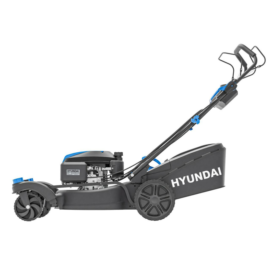 Hyundai 20" / 51cm Zero Turn Self-Propelled Petrol Lawnmower, Electric Start, 196cc | HYM20200SPEZX