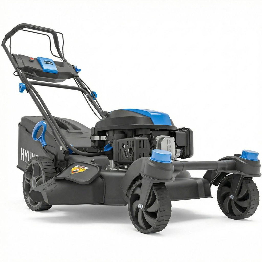 Hyundai 20" / 51cm Zero Turn Self-Propelled Petrol Lawnmower, Electric Start, 196cc | HYM20200SPEZX