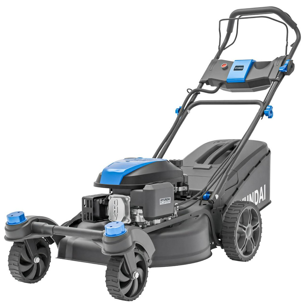 Hyundai 20" / 51cm Zero Turn Self-Propelled Petrol Lawnmower, Electric Start, 196cc | HYM20200SPEZX