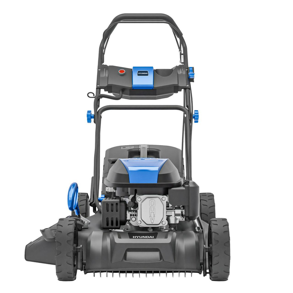 Hyundai 22” / 56cm Self-Propelled Petrol Lawnmower, Electric Start, 3-in-1 | HYM22200SPEX
