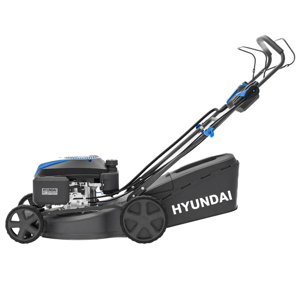 Hyundai 17" / 43cm Self-Propelled Petrol Lawnmower, Electric Start, 139cc | HYM17150SPEX