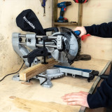 Hyundai 1500W Electric Mitre Saw / Chop Saw with 210mm Blade, 230V | HYMS1500E