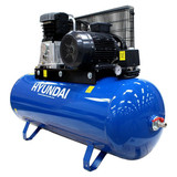 Hyundai 200 Litre Air Compressor, 21CFM/145psi, 3-Phase Twin Cylinder 5.5hp | HY55200-3: REFURBISHED