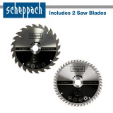 Scheppach 2000W Electric Mitre Saw / Chop Saw with 210mm Blade, 230V | HM216X