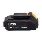 jcb tools JCB 18V 2.0Ah Lithium-ion Battery and 2.4A Fast Charger | 21-20LIBTFC