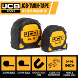 JCB Tools JCB Tape Measure Twin Pack | JCB-TAPE-TWIN