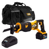JCB 18V Recip 1x4.0Ah Lithium-Ion Battery and charger in 20" kit bag | 21-18RS-4X-BG