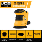 jcb tools JCB 18V Battery Orbital Sander | 21-18OS-B