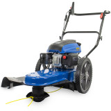 Hyundai 60cm / 23”Petrol Field Trimmer, 173cc / 4hp 4-Stroke Heavy-Duty Wheeled Grass & Field Trimmer | HYFT60P