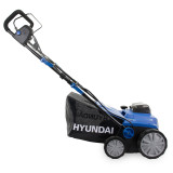 Hyundai 2 x 20V (40V) Cordless Lawn Scarifier, Aerator & Dethatcher Rake 380mm 4Ah Li-Ion Batteries Brushless  | HY2196