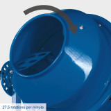 Scheppach 220W cement mixer 65 litre with transport wheels & handle | MIX65
