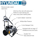 Key Features of the Hyundai HYW3400P Pressure Washers