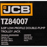 Key Features of the JCB 3.5 Hydraulic Jack