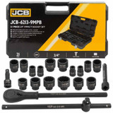6-point impact sockets: 3/4" drive: 38-41-46-50mm.
12-point impact sockets: 3/4" drive: 17-19-21-22-24-27-30-32-33-34-35-36mm.