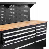 The JCB Workshop Table and Tool Cabinet, JCB-01Y0109 - is a sturdy, high-quality tool cabinet for garages and workshops.