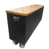Solid Wooden Worktop: Provides a sturdy, reliable surface for heavy-duty tasks.