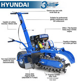 Hyundai HYTR70 210cc/7hp Petrol Trencher