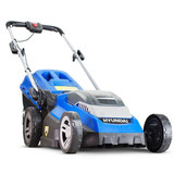 Hyundai 38cm Cordless 40v Lithium-Ion Battery Roller Lawnmower with Battery and Charger | HYM40LI380P