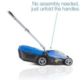 Hyundai 40V Lithium-Ion Cordless Battery Powered Roller Lawn Mower 33cm Cutting Width With Battery and Charger | HYM40LI330P