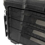 3 drawer system 2 shallow drawers (5kg each), 1 deep drawer (10kg)