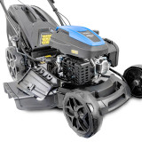 4-in-1 Cutting System – Choose from mulching, bagging, rear or side discharge.
