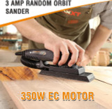 MAXXT Sheet Orbit Sander 3mm, 350W Brushless, 4000-10000RPM, 10 Sanding Sheets | R7307-UK