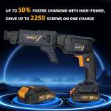 MAXXT 2-in-1 Screw Gun Kit with Collated Drywall Attachment, Brushless | BR8504-1+P1901-UK
