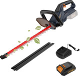 MAXXT Cordless Hedge Trimmer 22''/ 56cm, Brushless 2800SPM, Dual-Action Blades, 2.0Ah Battery and Charger| BG4301-UK MAXXT Cordless Hedge Trimmer 22''/ 56cm, Brushless 2800SPM, Dual-Action Blades, 2.0Ah Battery and Charger| BG4301-UK