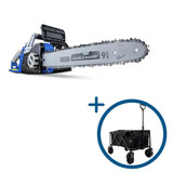 Hyundai 14″ Corded Electric Chainsaw and Folding Garden Trolley Bundle | HYC1600E+GTW260 Hyundai 14″ Corded Electric Chainsaw and Folding Garden Trolley Bundle | HYC1600E+GTW260