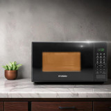 Hyundai 800W 20L Stainless Steel Black Digital Microwave | HYMW80020