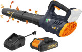 MAXXT 20V Cordless Leaf Blower, 200Mph Air 3-Speed, 2Ah Li-ion Battery and Charger | BG4201-UK MAXXT 20V Cordless Leaf Blower, 200Mph Air 3-Speed, 2Ah Li-ion Battery and Charger | BG4201-UK