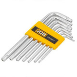 JCB TORX L-Key Set with Hole, 7 pcs, T10H–T40H, Cr-V Steel |  JCB-5071T JCB TORX L-Key Set with Hole, 7 pcs, T10H–T40H, Cr-V Steel |  JCB-5071T