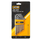JCB TORX L-Key Set, 7 pcs (T10–T40) | JCB-5071