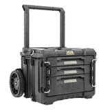 JCB Site System 3-Drawer Rolling Tool Box, 9" Wheels, 26.4L / 15kg Capacity | JCB-SITESYS-C3D JCB Site System 3-Drawer Rolling Tool Box, 9" Wheels, 26.4L / 15kg Capacity | JCB-SITESYS-C3D